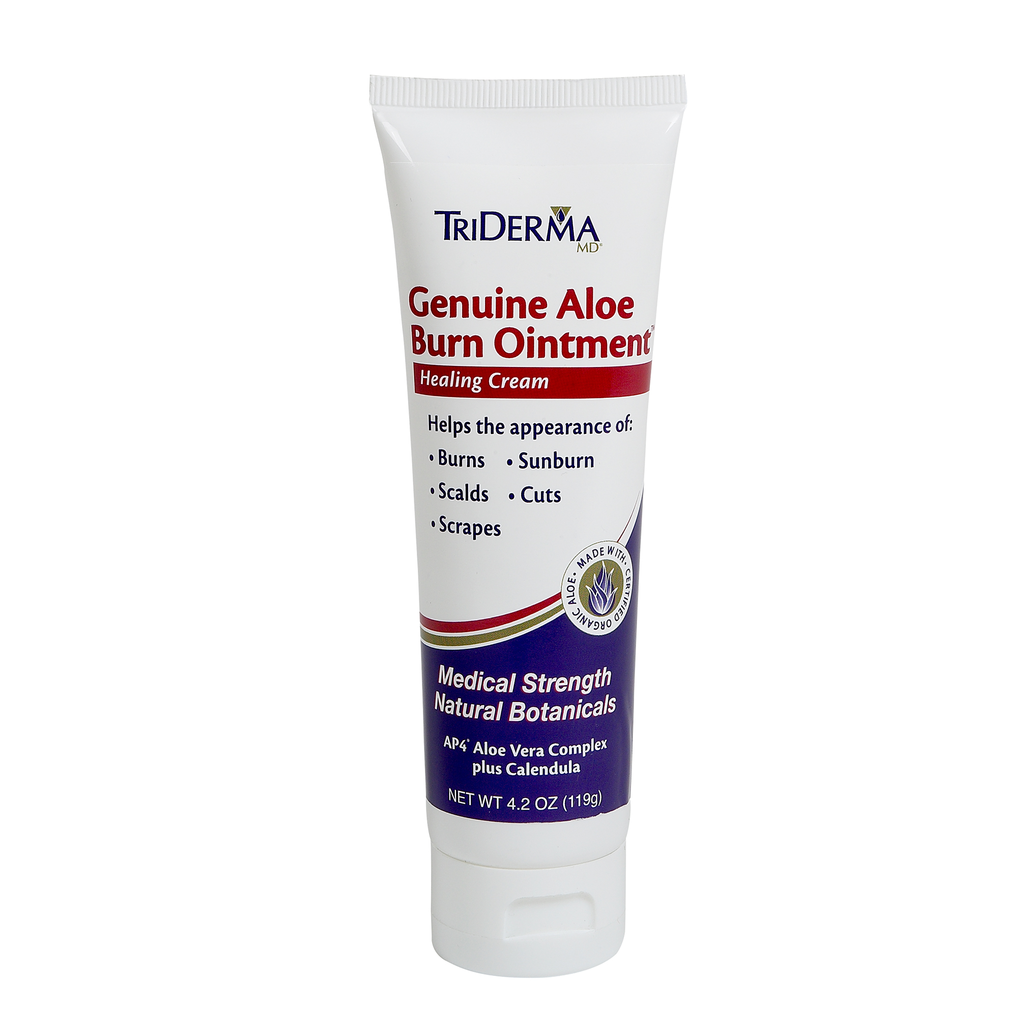 TriDerma Genuine Aloe Burn Ointment Helps Speed Healing from Minor